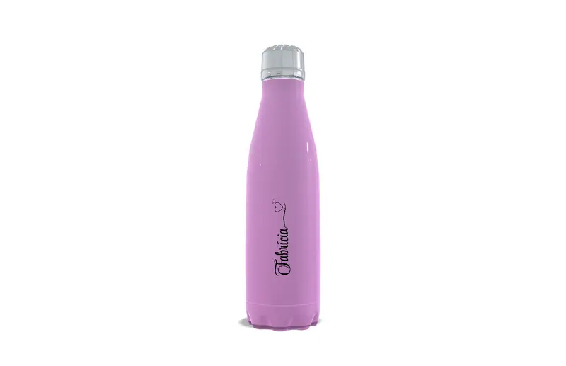 Garrafa de INOX  - 500ml - Térmica - Rosa