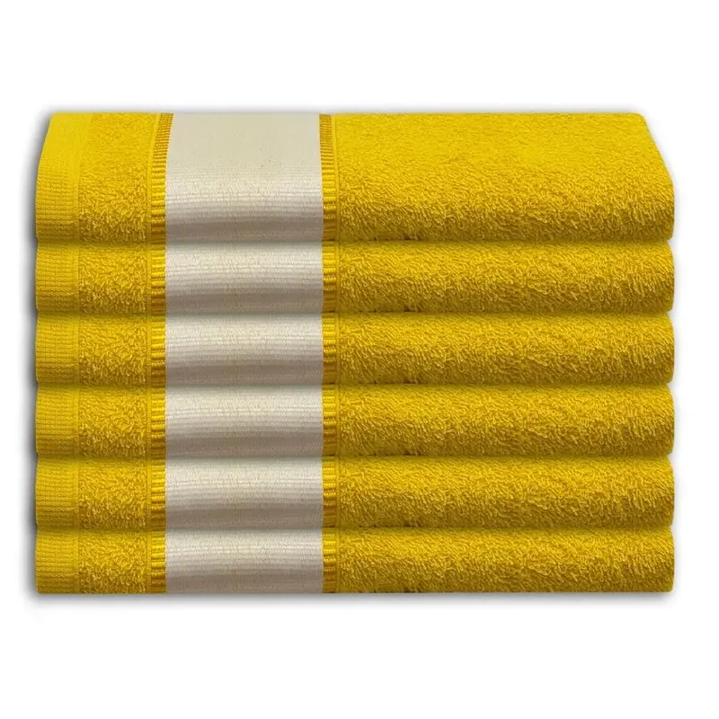 TOALHINHAS DE LAVABO AMARELO OURO